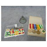 Antique Military Badges, Pins and Ribbon Bars from