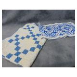 VTG Handsewn Small Quilt, 46 x 36