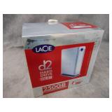 Two Hard Drives 250GB, untested-appear to be Mac