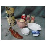 VTG Housewares: Knife, Corning, Lids, Teapot &more