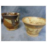 Two VTG Pottery Pots