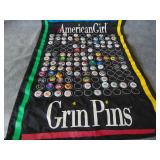 American Girl Banner with Pins