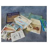 VTG Ephemera: Post Cards, Books, Manual