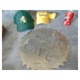 Hats and Man Cave Saw Blade