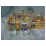12 Miller Lite Harley Glasses, NIB