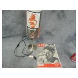VTG Playboy Lamp and Life Magazine