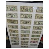 $63.00 Worth of US Bills, and 1 Fake Bill