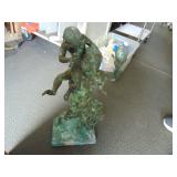 Cast Metal Garden Figurine