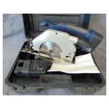 Battery Skill Saw in Case