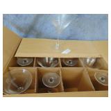 VTG Crown Royal Stemmed Glasses, case of 12