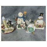 Winter Decor Lights and Figures