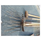 Sledge Hammer & Misc Garden Tools