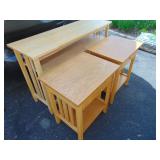 Two End Tables and a Sofa Table, nice condition