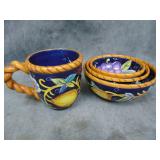 Villa Bellagio Mug and Three Graduated Bowls