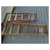 Two Wood Ladders