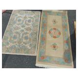 Two Thick Throw Rugs