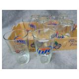 11 Miller Lite Harley Glasses, NIB