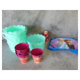 Frozen Lap Desk, and Buckets