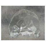 Nybro Sweden Crystal Inuit Man Dag Figurine