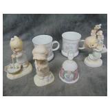 Precious Moments Figures and Mug