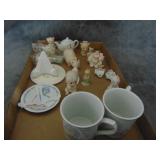 Precious Moments Small Figurines, Plates, Cups