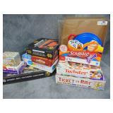 Games, including Ticket to Ride