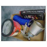 Pneumatic Sprayer, Filter, Organizer and Hose