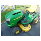 John Deere L108 Lawn Mower, Works, needs new