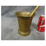 VTG Cast Brass Mortal and Pestal