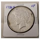 1926-S Peace Liberty Dollar VF