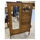Antique Oak Chifferobe