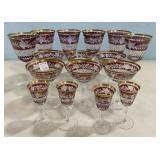 16 Crystal Stemware
