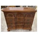 American Drew Mahogany Block Front Chest