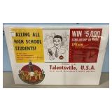 Coca Cola Hi Fi Cub Paper Sign