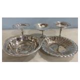 Five Silver Plate Serving Pieces