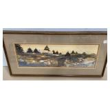Signed James Josey Landscape Watercolor