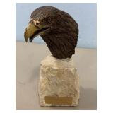 Brass Eagle Statue "Keeping Watch" by Jim Collin