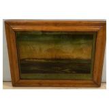 Print Reverse "Prospective View of the City of Gl