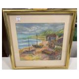 Laura Schoolar Pastel of Seaside