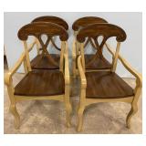 Four Prier 1 Imports Arm Chairs