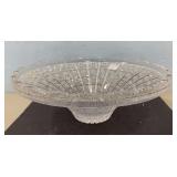 Crystal Etched Hobstar Round Bowl