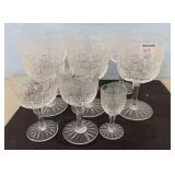 9 Etched Crystal Stems