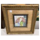 "Pensive Lady" Watercolor by Laurel Schoolar