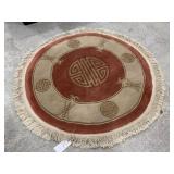 Chinese High Pile Round Rug 4