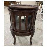 Indo Reproduction Round Tea Cabinet