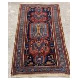 Vintage Hand Knotted Wool Area Rug 2