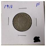 1911-D Barber Dime Fine