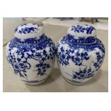 Small Pair of Ginger Jars