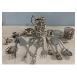 Group of Silver Plate Serving Pieces