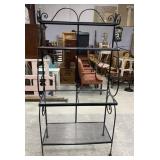 Black Metal Bakers Rack